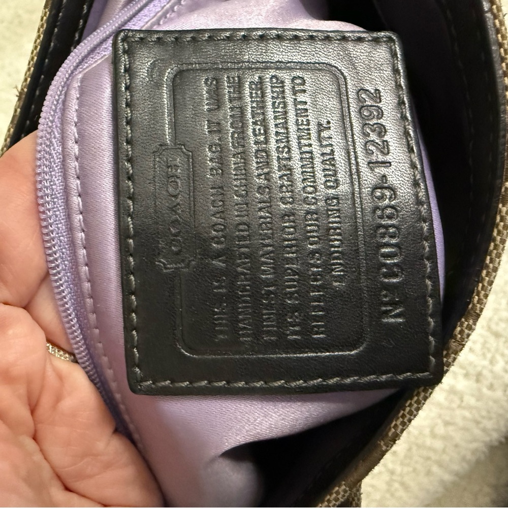 Coach Brown and Black  Legact Bleeker Signature Crossbody Bag - Picture 14 of 15